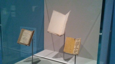 Juvenilia. Tiny manuscripts modeled after full-sized novels and magazines.